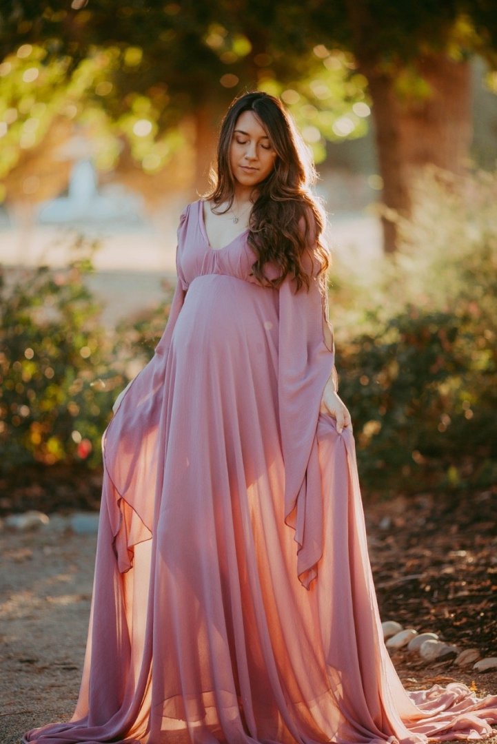 dusty pink maternity dress Rose Bell Sleeves Gown – ShObO Teen/Adult Size and after pregnancy Long Sleeve Printed Swim listing:4f1f20d9-3462-4a8b-ae01-0f1e3a80d37e