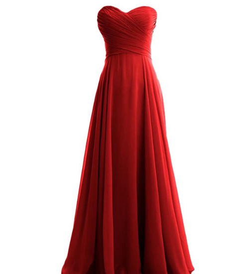 Ruched Sweetheart Off-Shoulder Flared Gown