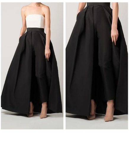 Panda Overlay Skirt Jumpsuit