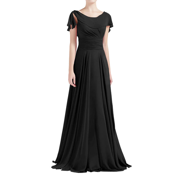 Blush Pink Elegant Formal Maxi