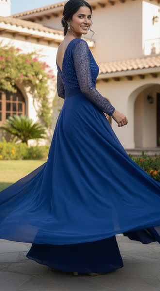 Midnight Muse Evening Gown