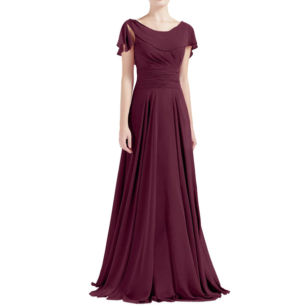Blush Pink Elegant Formal Maxi