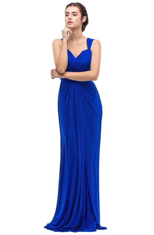 Maroon Ruched Sweetheart Sleeveless Evening Gown