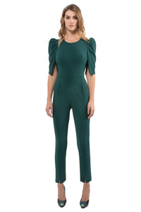 Bottle Green Russo Jumpsuit