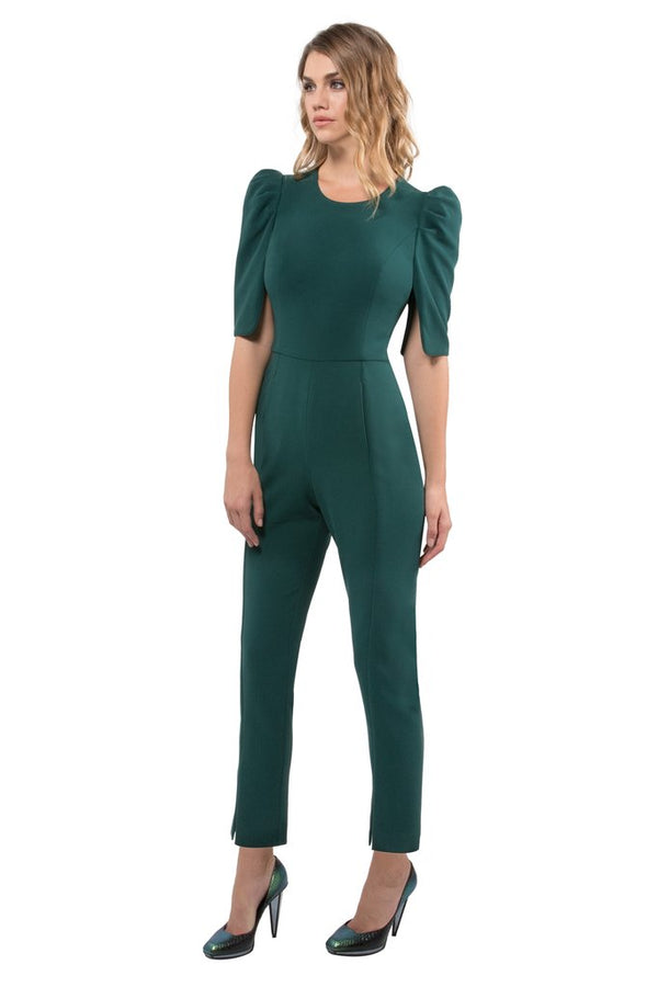 Bottle Green Russo Jumpsuit