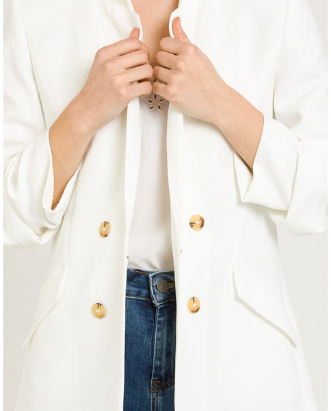 White Semi Formal Blazer