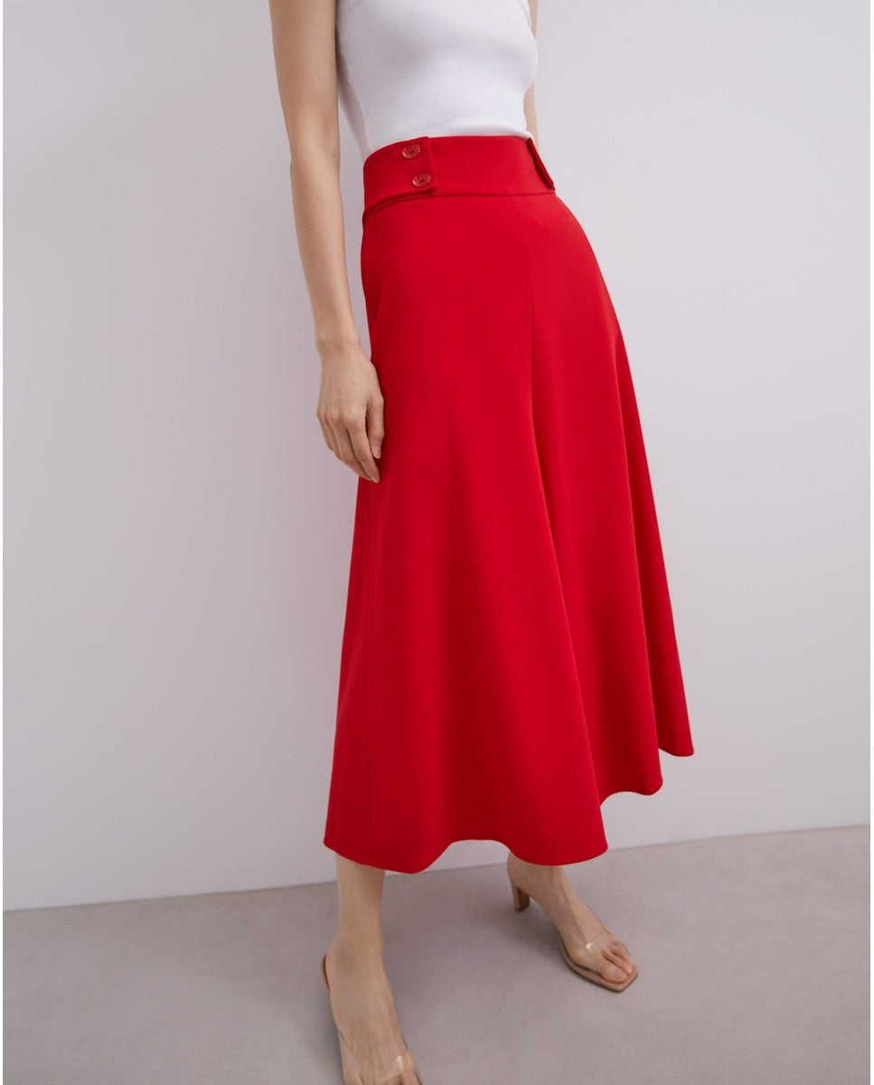 Red Culotte Pants
