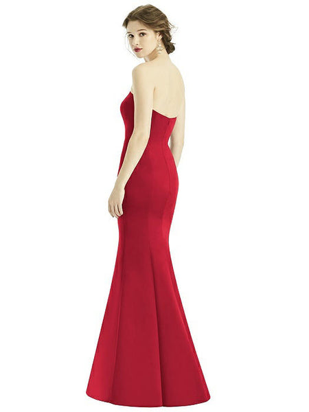 Red Off-Shoulder Mermaid Ball Gown