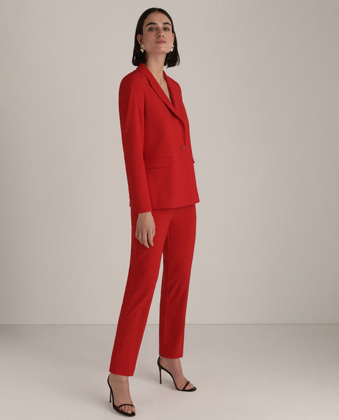 Red Semi Formal Pant Suit