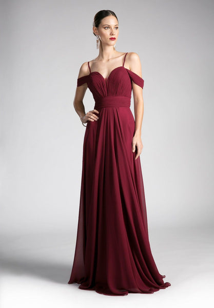 Ruched Detail Sweetheart Neck Spaghetti Strap Bridesmaid Dress