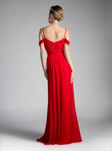 Ruched Detail Sweetheart Neck Spaghetti Strap Bridesmaid Dress