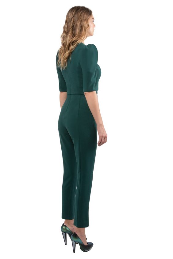 Bottle Green Russo Jumpsuit