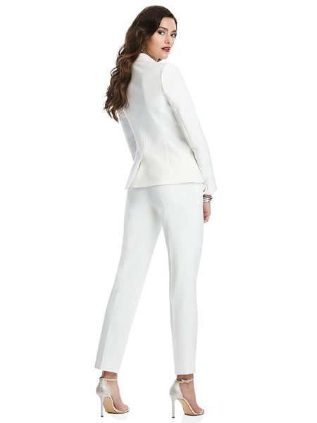 White Blazer With Pants Set