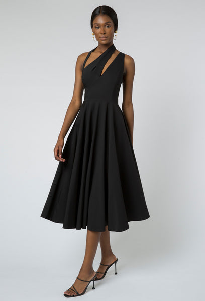 Black Florenza Cut-Out Dress