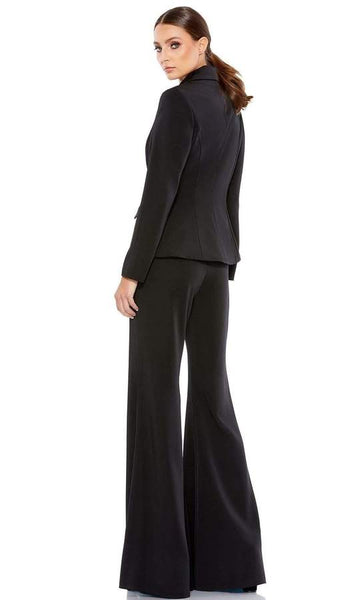 Black Wide Leg Formal Pantsuit Set