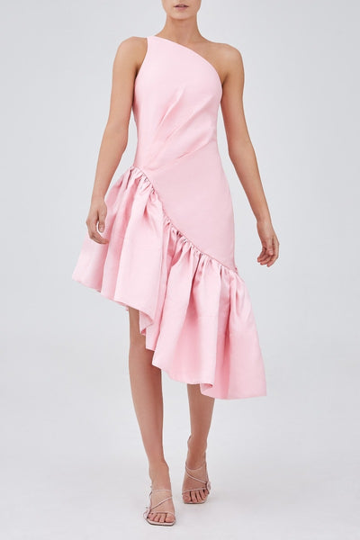 Overjoyed One Shoulder Midi