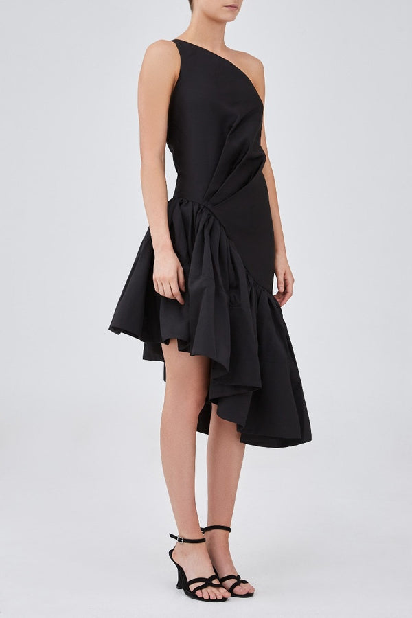 Overjoyed One Shoulder Midi