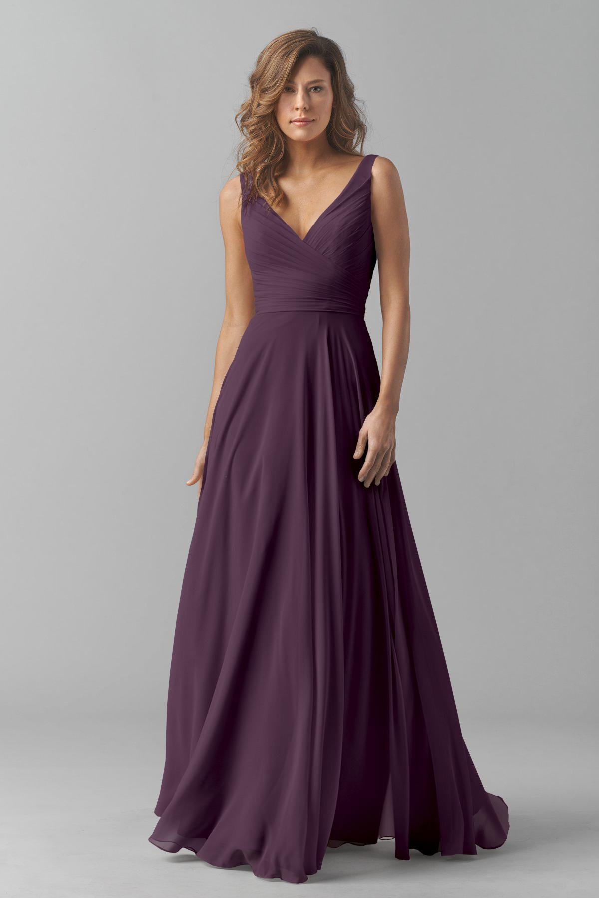 White V Neck Ruched Flared Maxi