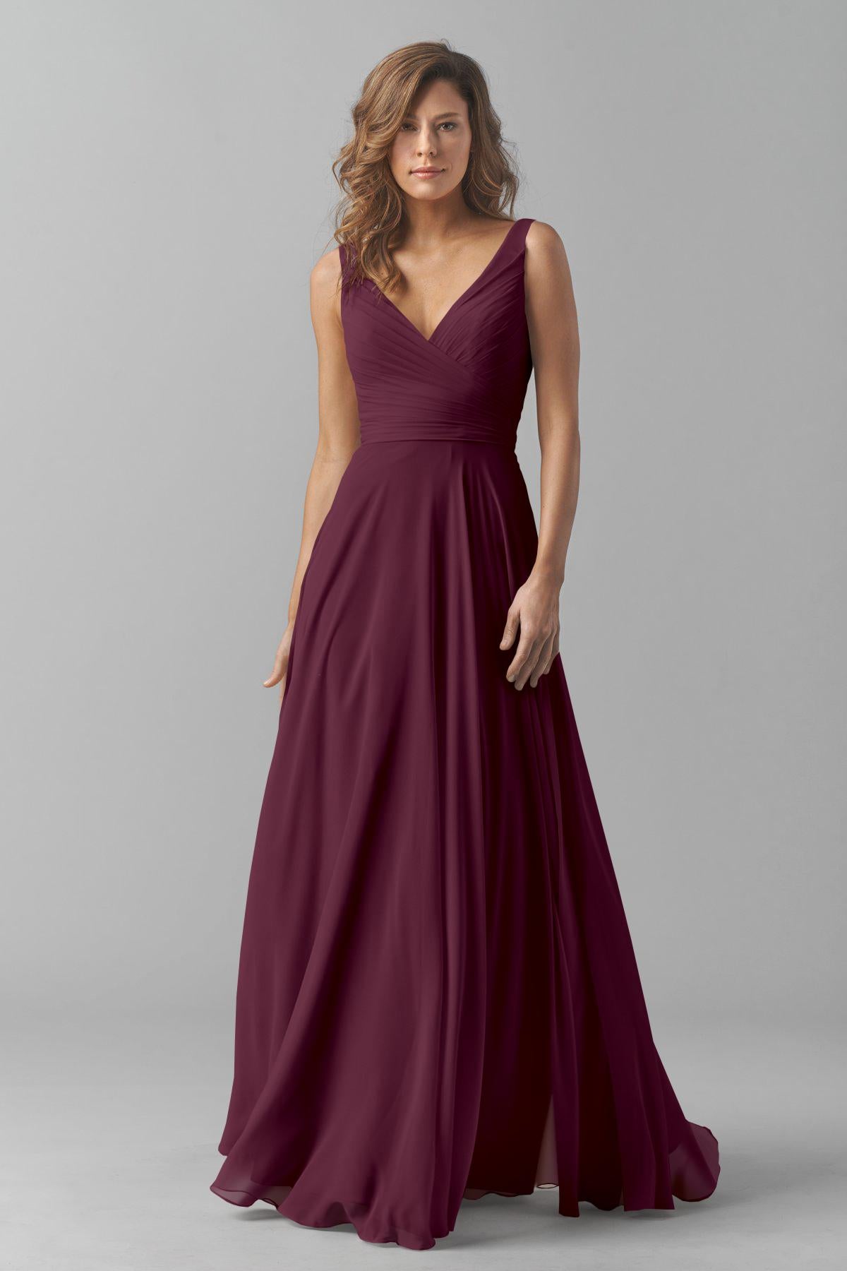 White V Neck Ruched Flared Maxi